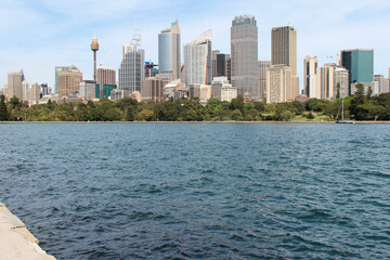 skyline in sydney (australia) 