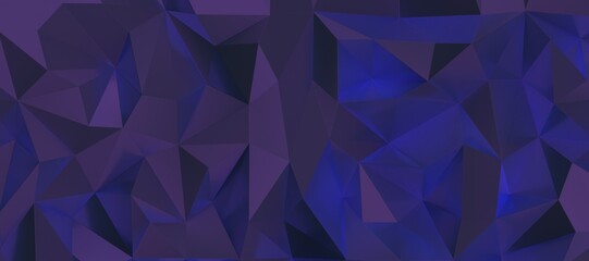 Geometric blue ice low poly background