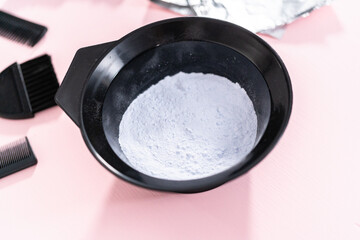 Hair dye color set