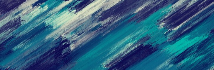 Abstract background painting art with blue ocean oil paint brush for thanksgiving poster, banner, website, phone case design.