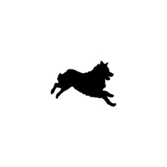 Dog silhouette. Breeds