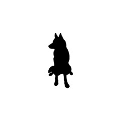 Dog silhouette. Breeds
