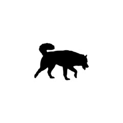 Dog silhouette. Breeds