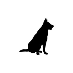 Dog silhouette. Breeds
