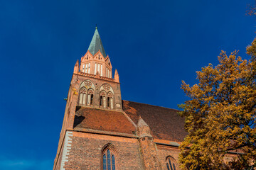 Fototapeta premium Entdeckungsreise in die Ostseestadt Trzebiatów und seinen wunderschönen Bauwerken - Polen