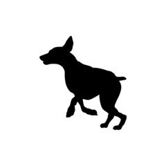 Dog silhouette. Breeds