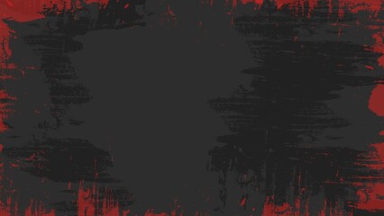 Abstract Scratch Black Gray Background With Red Splash Grunge Frame Design