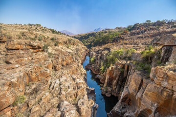 Fototapeta na wymiar River Gorge in South Africa
