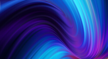 Fototapeta premium Bright abstract blurred background with bokeh. Blurred lights, neon glowing lines on a dark background.