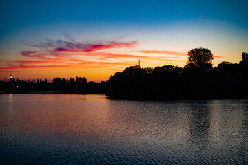 鶴見緑地の夕暮れ
