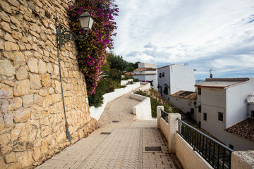 calles de casa blancas mediterráneo Altea
