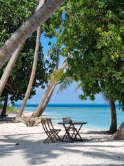 Table for two on the beach