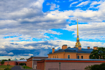 Peter and Paul fortress in St. Petersburg, Russia