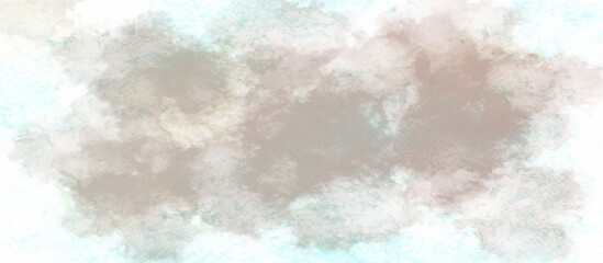 Watercolor painted background with blots and splatters. Brush stroked painting. 2D Illustration.