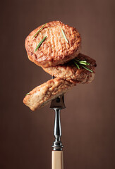 Delicious homemade cutlets.