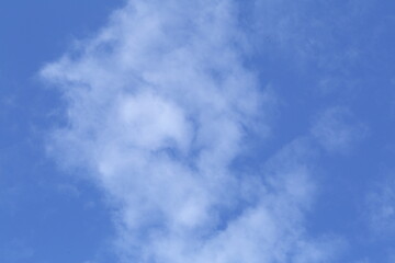 Environment abstract  concepts- blue sky with white clouds.