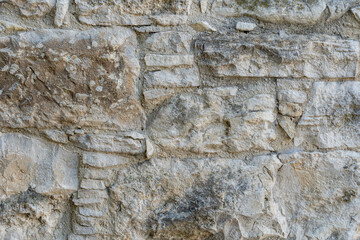 View on stone wall texture