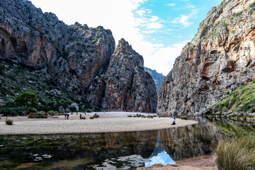 river and mountains
