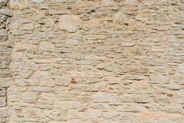 Close up photo of old stone wall. Texture