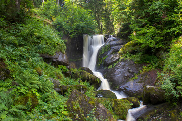 Triberg Falls in Black Forest region, Germany