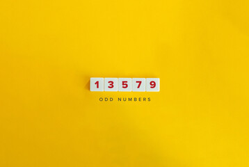 Odd Numbers Banner and conceptual image.