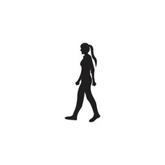 Walk logo vector