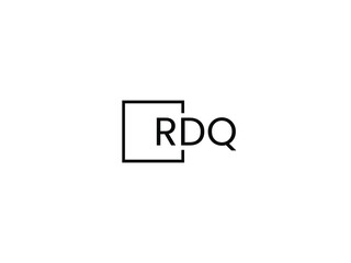 RDQ letter initial logo design vector illustration