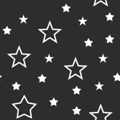 Star icons seamless pattern. Texture background with stars.