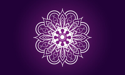 Vintage colorful Mandala with floral ornament Indian style Free Vector