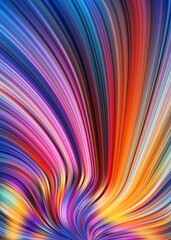 abstract wavy striped with shining drawn line wallpapers
