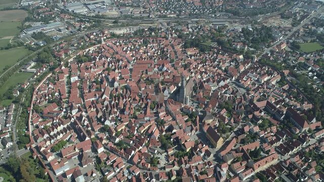N&ouml;rdlingen City Swabia Bavaria, Germany, Built on a Meteor Crater: N&ouml;rdlinger Ries
