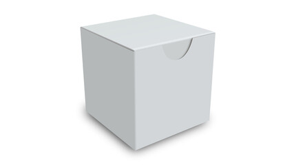 Realistic box mock up. Rectangular packaging boxes, white cardboard and blank vertical pack 3D vector template set. Closed square packing, paper containers, shipping cases cliparts collection