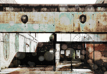 Building Details in Color Abstract