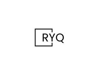 RYQ letter initial logo design vector illustration