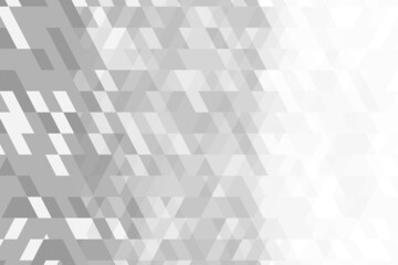 Grey color geomatric triangle gradient pattern background, Shape vector wallpaper illustration abstract