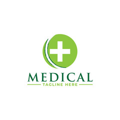 medical cross logo icon vector template