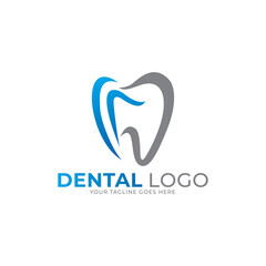dental concept logo icon vector template