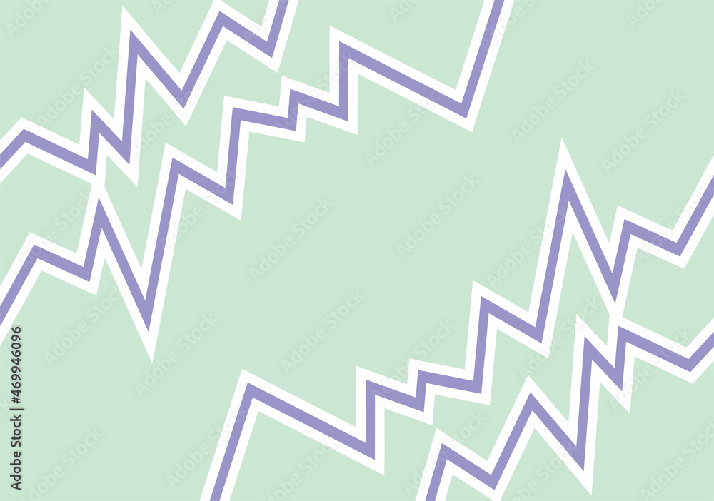 Poster abstract soft color background with zigzag pattern