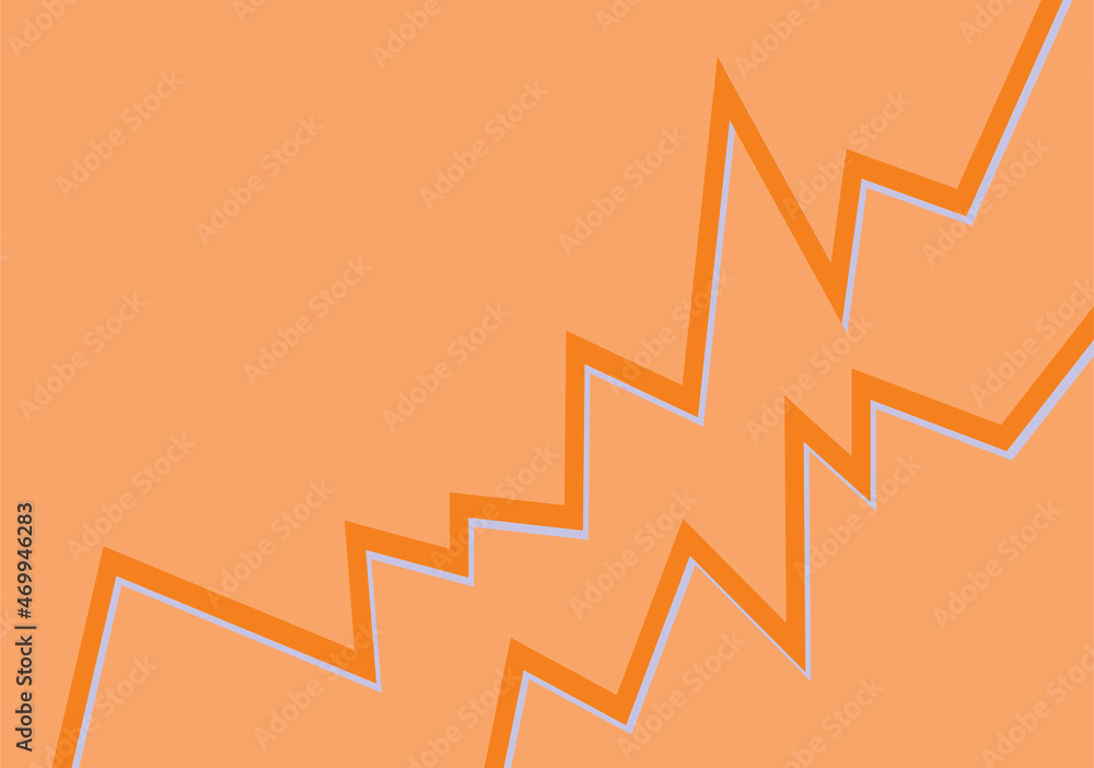 Poster abstract soft color background with zigzag pattern