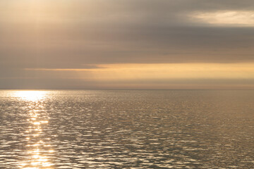 Sky and sea at dusk