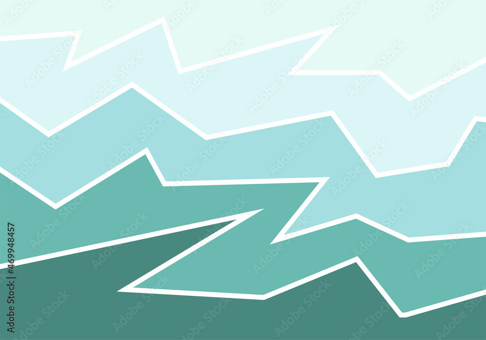 Poster abstract background with gradient polygonal pattern