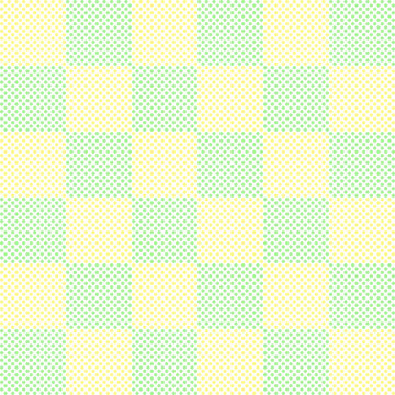 Simply seamless pattern design of polka dots in square frame. Decorating for wrapping paper, wallpaper, fabric, backdrop and etc.