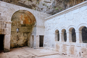 Interior Detail From Monastery of Virgin Mary near Heaven Sinkhole, Mersin, Turkey