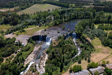 waterfall Salto del Laja, Chile