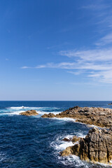 The coast of Sado Island