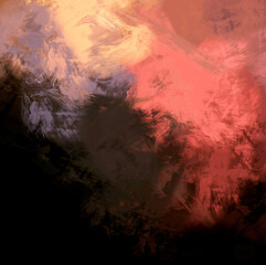 Stains of paint Abstract painting Dark background Painted matt texture Contemporary artwork. © Aurelia's Dreams