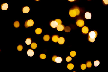 abstract background with bokeh lights