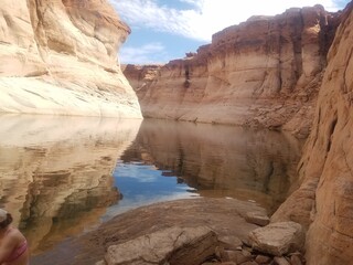 Fototapeta na wymiar river canyon