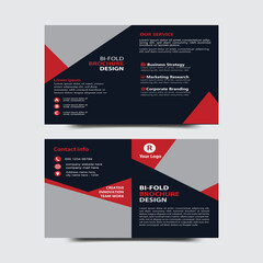 Creative Bi-Fold Brochure Design template