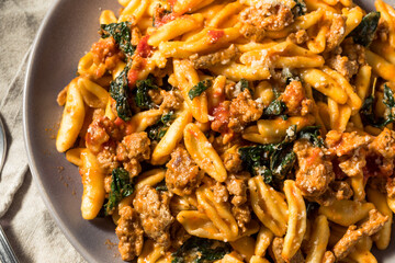 Homemade Cavatelli Pasta Dinner